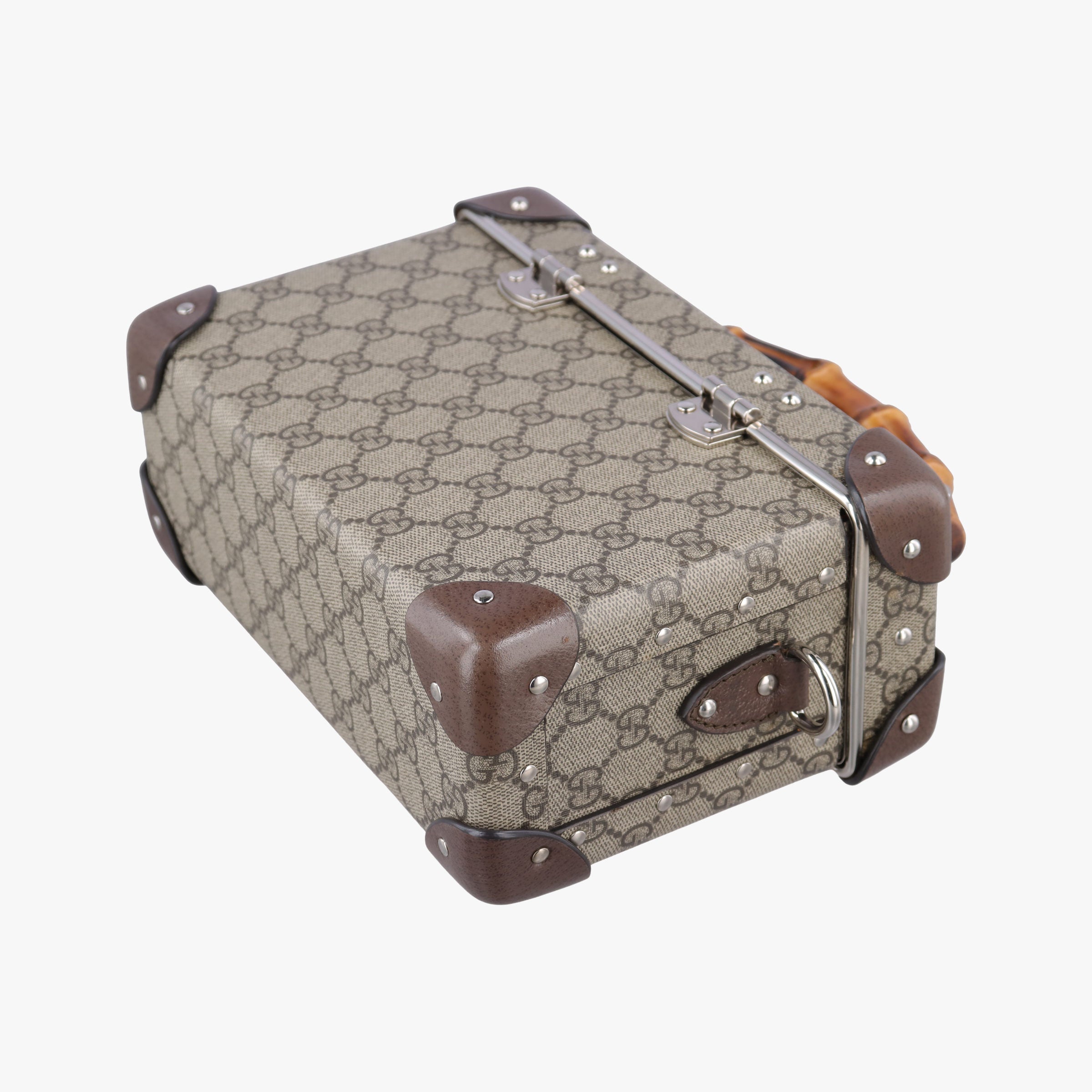 Vintage Gucci Padlock Brown PVC coated canvas×Leather 588351 shoulderbag | stylenewstar