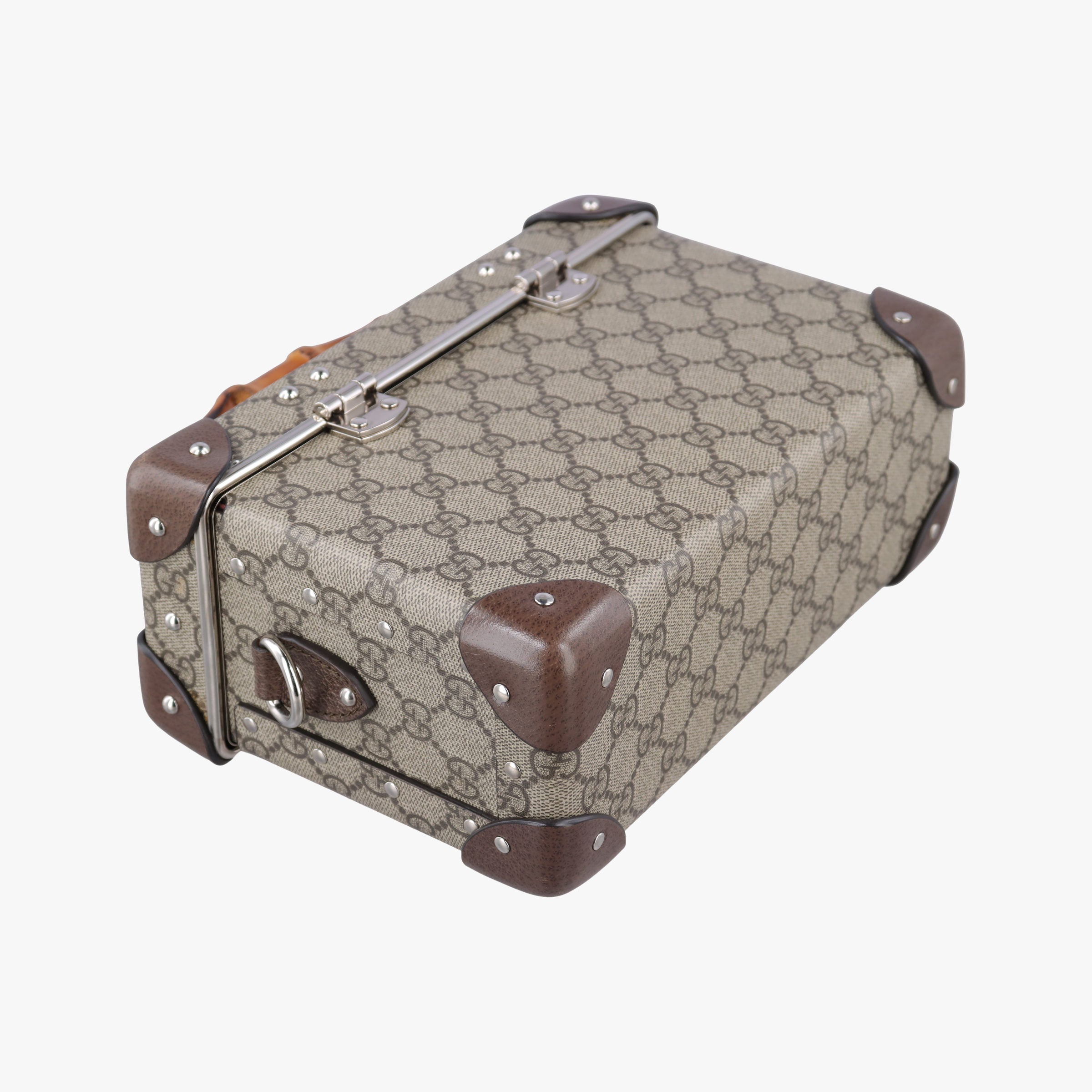 Vintage Gucci Padlock Brown PVC coated canvas×Leather 588351 shoulderbag | stylenewstar