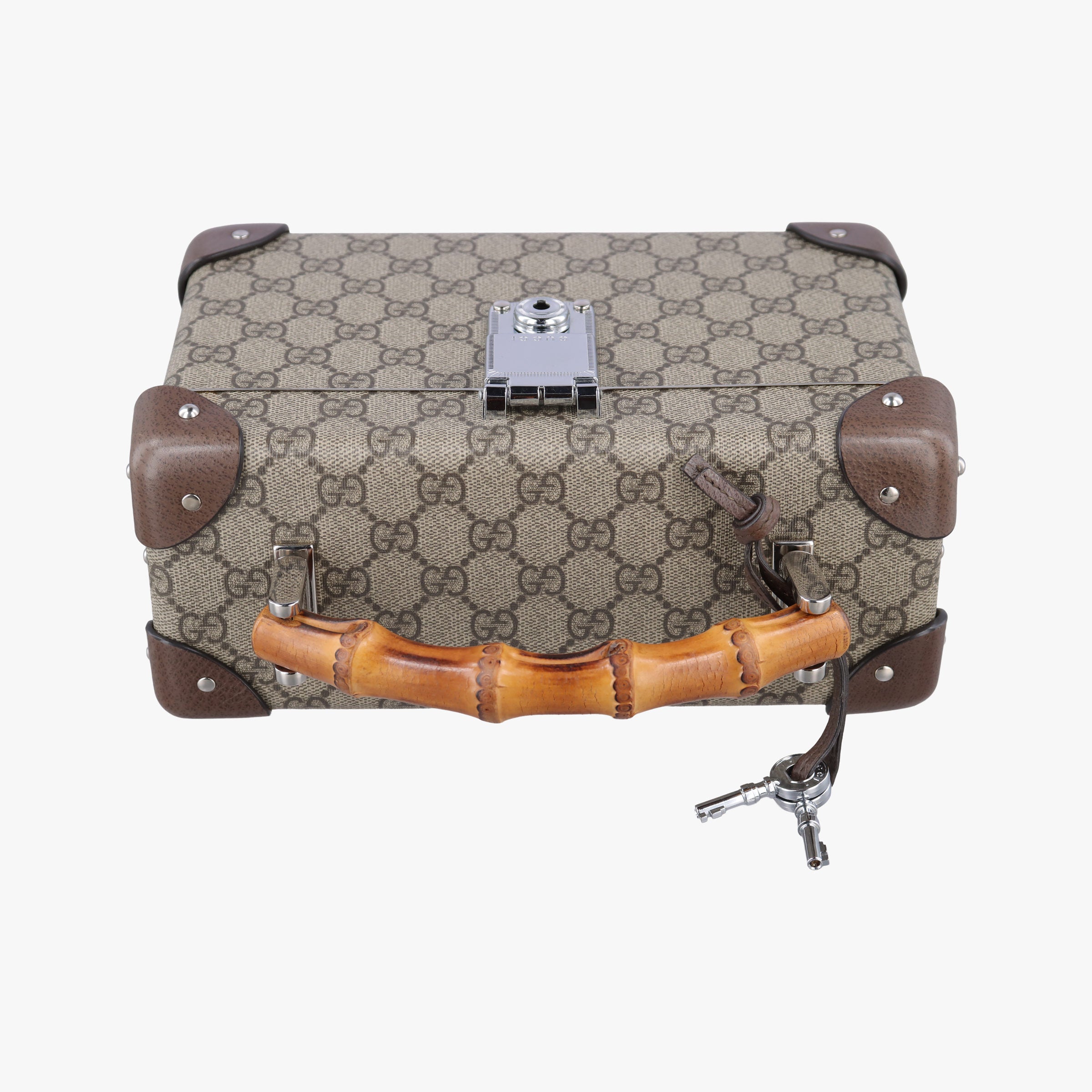 Vintage Gucci Padlock Brown PVC coated canvas×Leather 588351 shoulderbag | stylenewstar