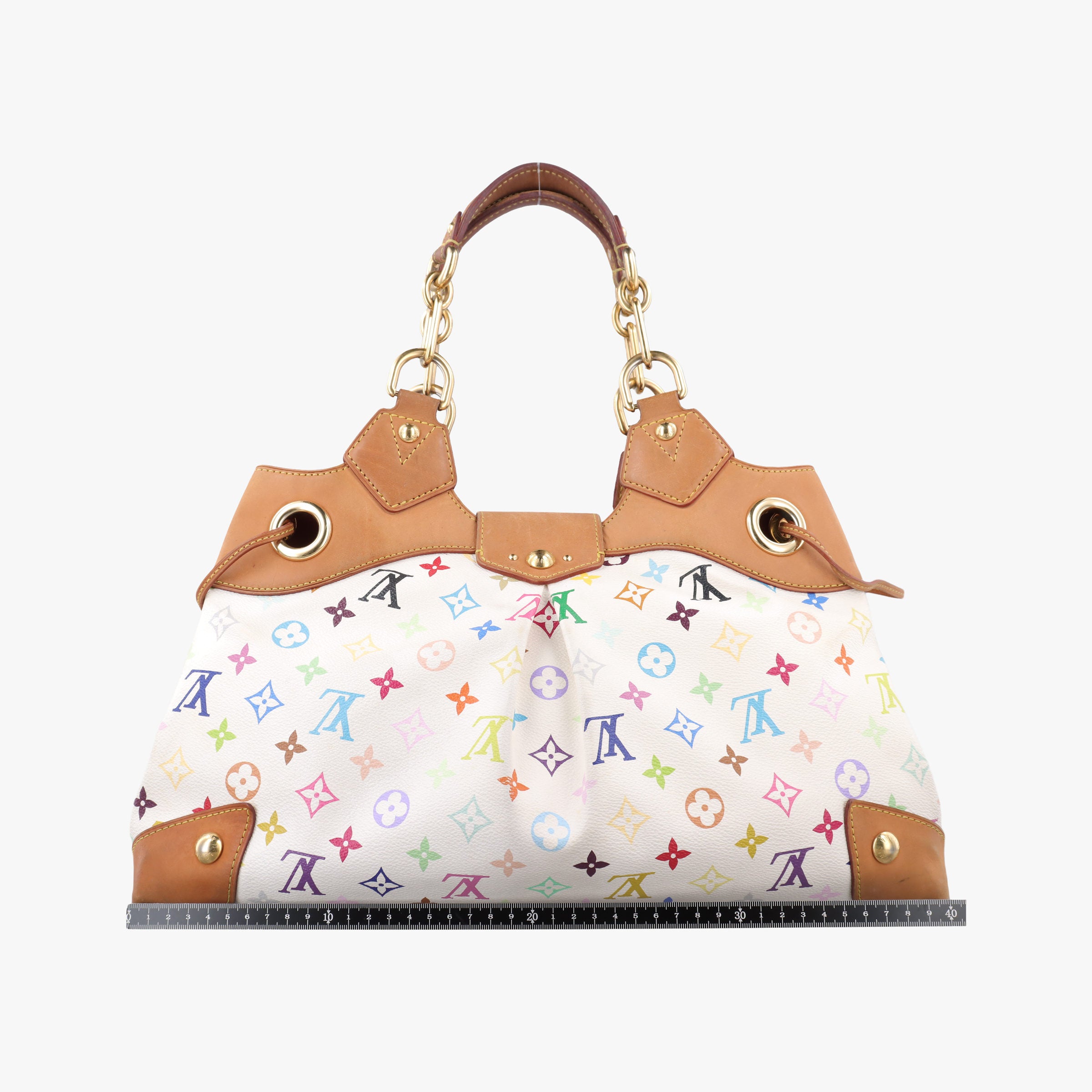 Vintage Louis Vuitton URSULA white Monogram Multicolor M40123 handbag | stylenewstar