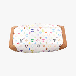 Vintage Louis Vuitton URSULA white Monogram Multicolor M40123 handbag | stylenewstar