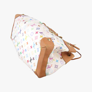 Vintage Louis Vuitton URSULA white Monogram Multicolor M40123 handbag | stylenewstar