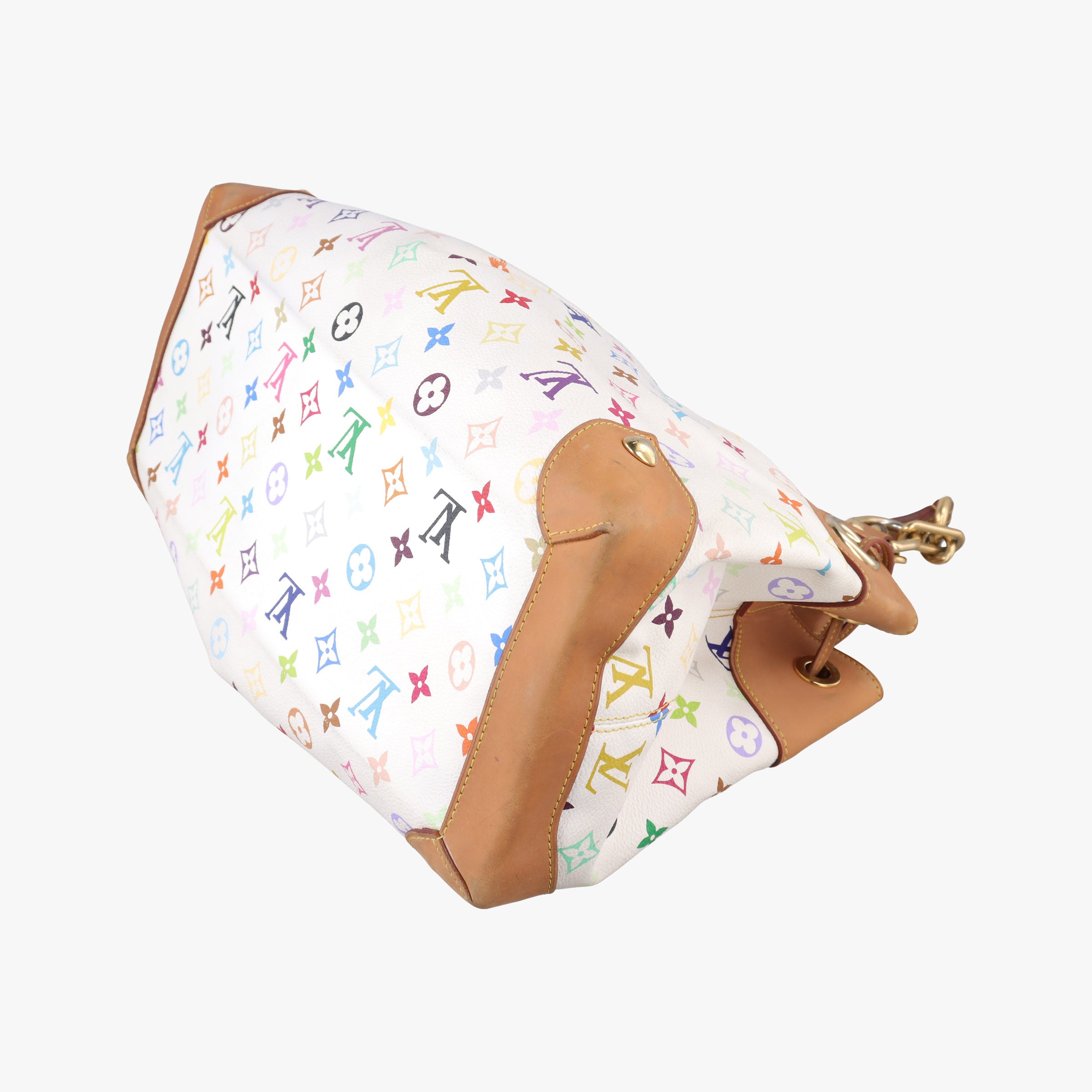 Vintage Louis Vuitton URSULA white Monogram Multicolor M40123 handbag | stylenewstar