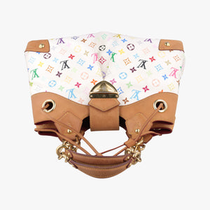 Vintage Louis Vuitton URSULA white Monogram Multicolor M40123 handbag | stylenewstar