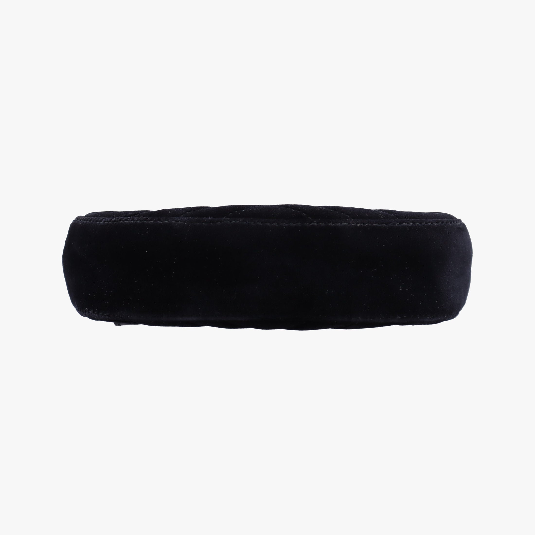 Pre-owned Gucci GG Marmont Black velour 476434 bum bag/waist bag | stylenewstar