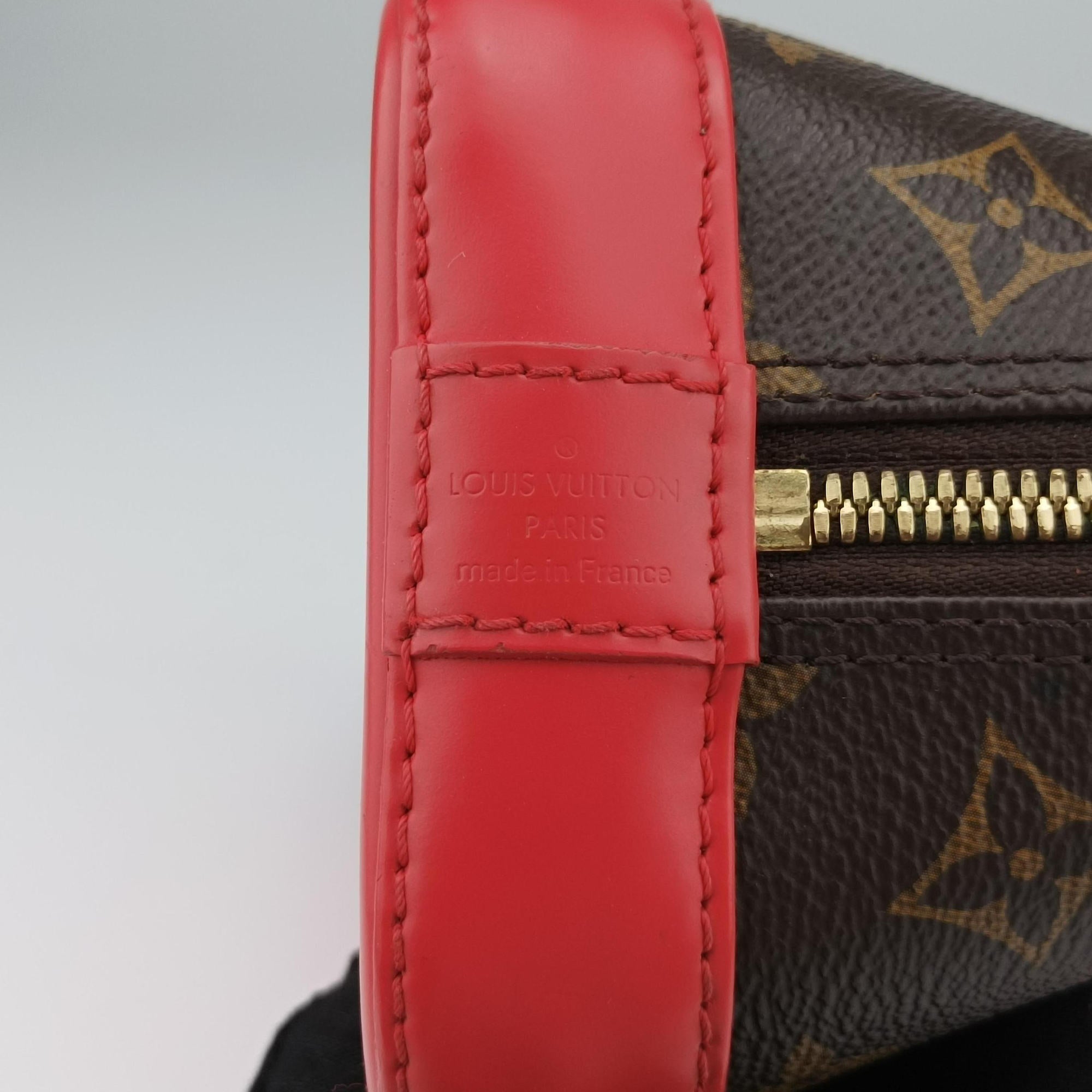 Pre-owned Louis Vuitton Alma BB　 Brown×Flamingo Monogram Canvas aMonogram Totem M41659 shoulderbag | stylenewstar