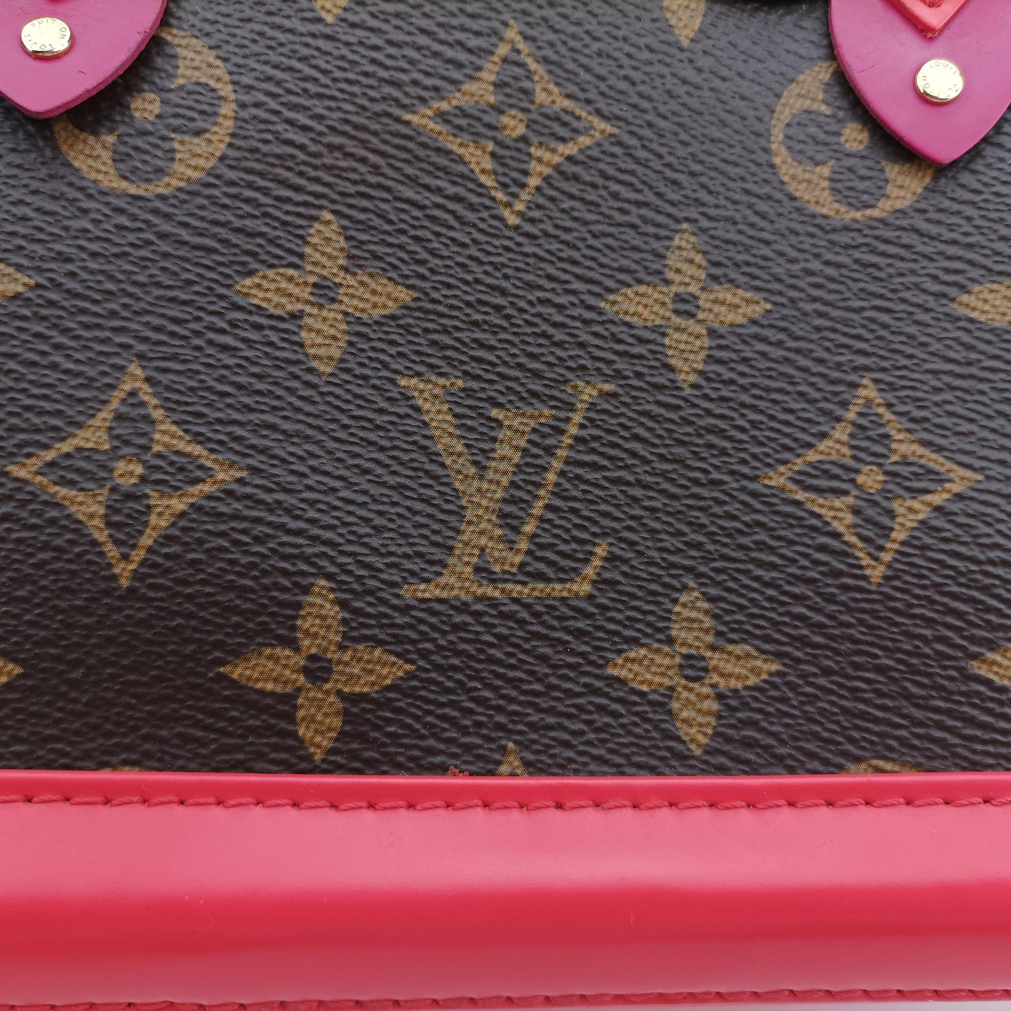 Pre-owned Louis Vuitton Alma BB　 Brown×Flamingo Monogram Canvas aMonogram Totem M41659 shoulderbag | stylenewstar