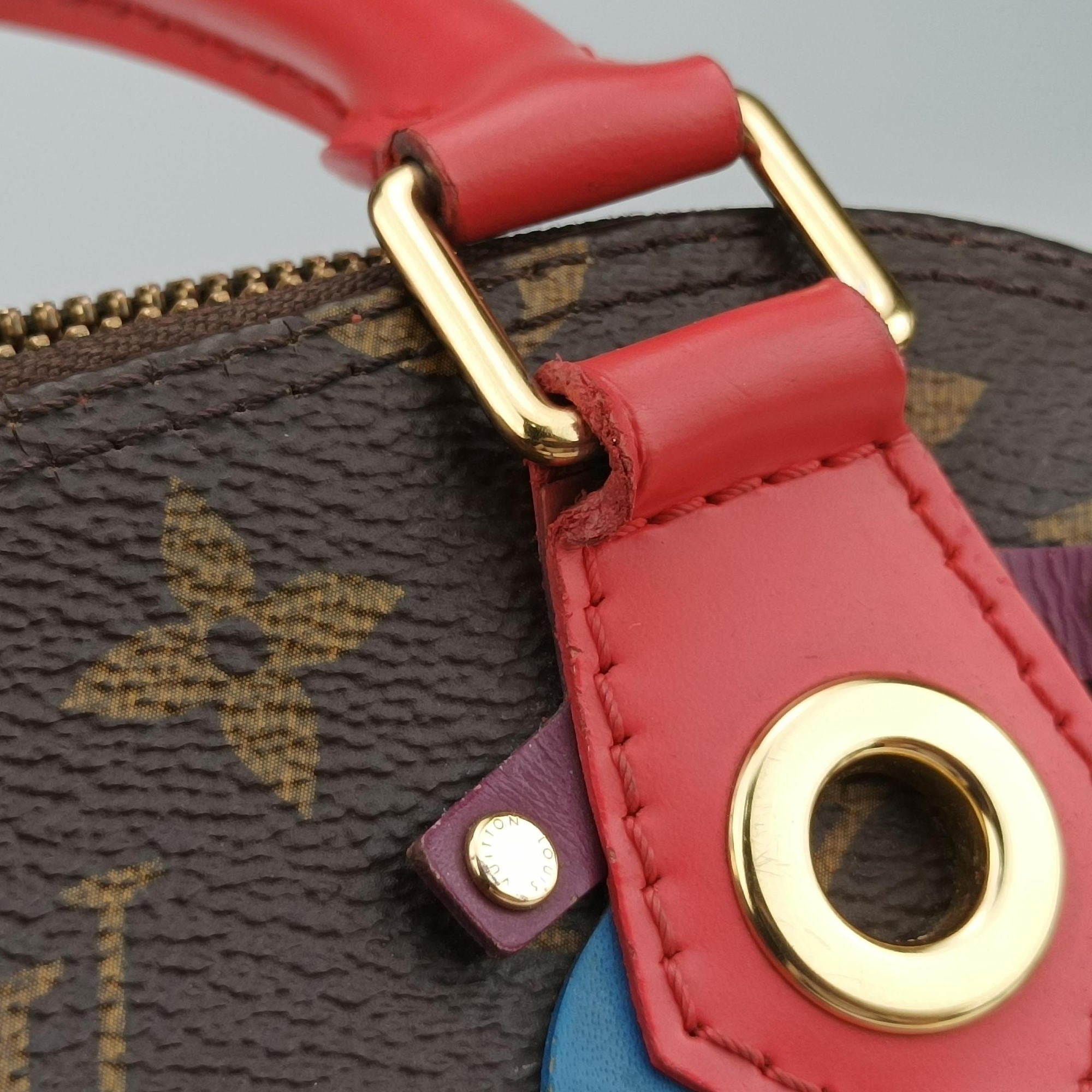 Pre-owned Louis Vuitton Alma BB　 Brown×Flamingo Monogram Canvas aMonogram Totem M41659 shoulderbag | stylenewstar