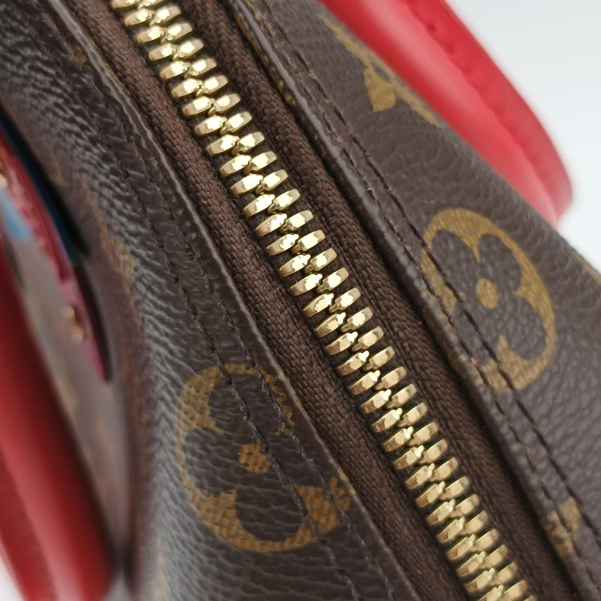 Pre-owned Louis Vuitton Alma BB　 Brown×Flamingo Monogram Canvas aMonogram Totem M41659 shoulderbag | stylenewstar