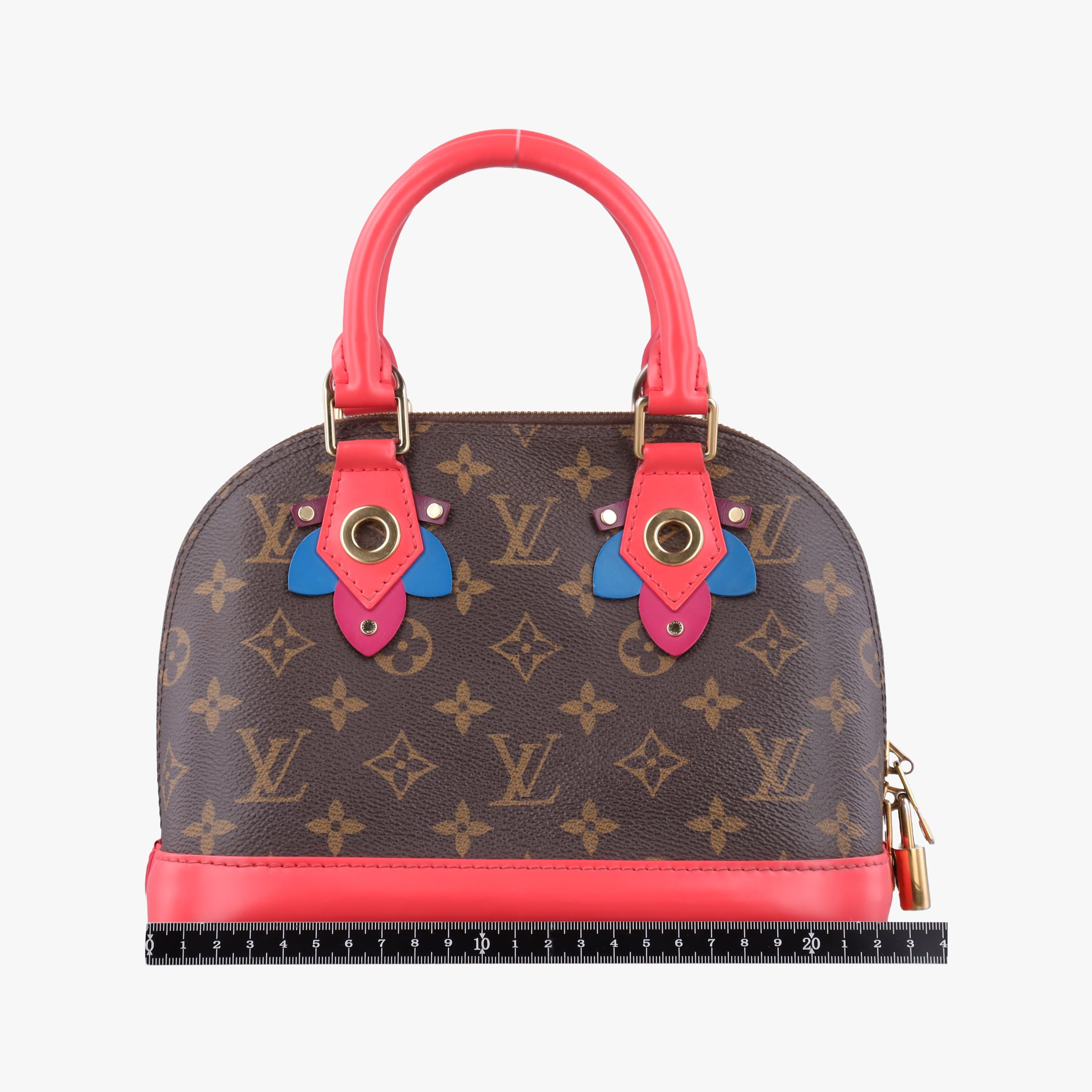 Pre-owned Louis Vuitton Alma BB　 Brown×Flamingo Monogram Canvas aMonogram Totem M41659 shoulderbag | stylenewstar