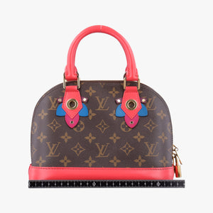 Pre-owned Louis Vuitton Alma BB　 Brown×Flamingo Monogram Canvas aMonogram Totem M41659 shoulderbag | stylenewstar