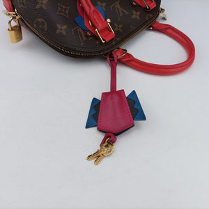 Pre-owned Louis Vuitton Alma BB　 Brown×Flamingo Monogram Canvas aMonogram Totem M41659 shoulderbag | stylenewstar
