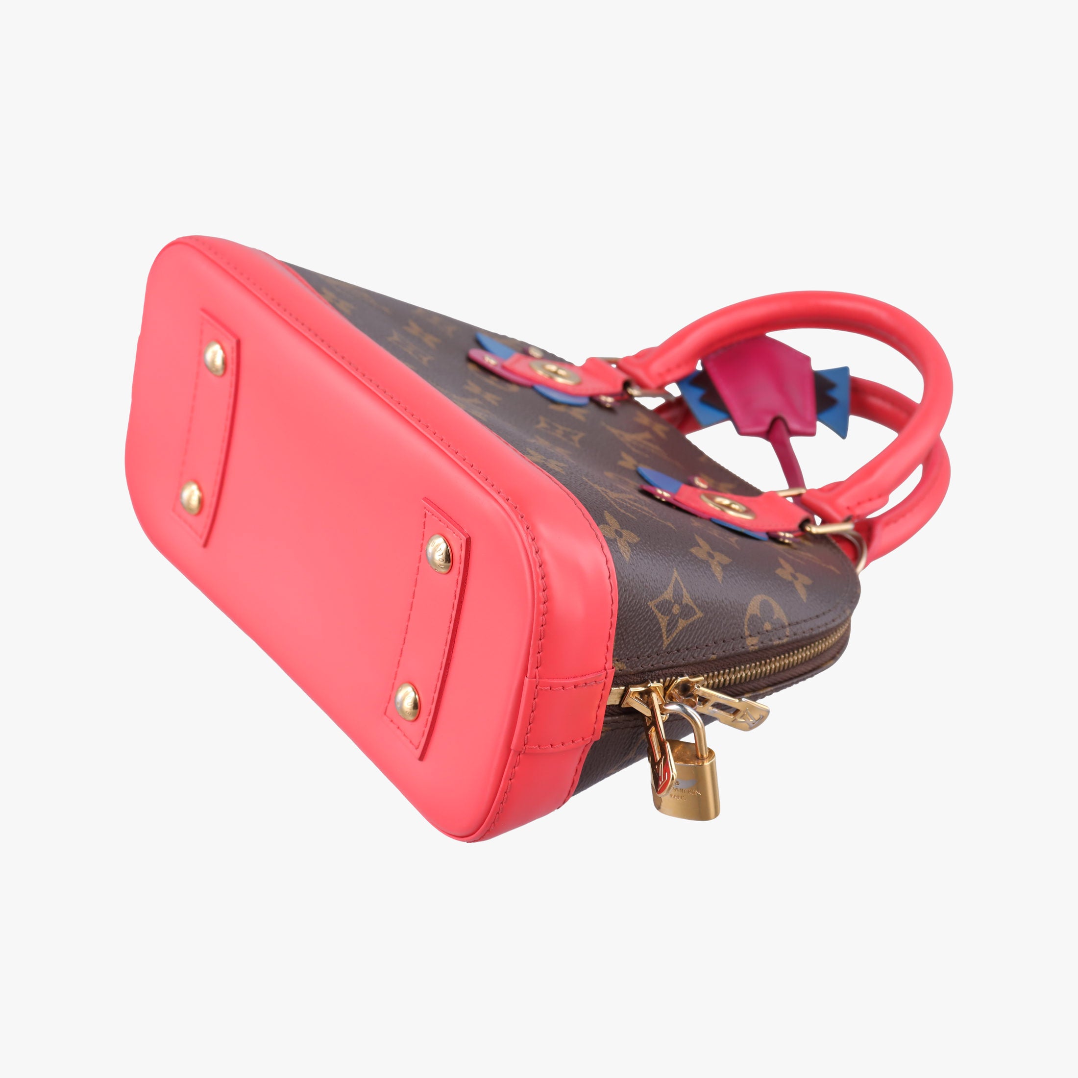 Pre-owned Louis Vuitton Alma BB　 Brown×Flamingo Monogram Canvas aMonogram Totem M41659 shoulderbag | stylenewstar