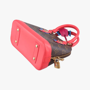 Pre-owned Louis Vuitton Alma BB　 Brown×Flamingo Monogram Canvas aMonogram Totem M41659 shoulderbag | stylenewstar