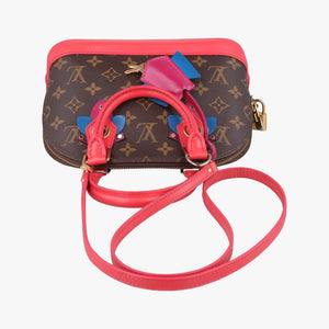 Pre-owned Louis Vuitton Alma BB　 Brown×Flamingo Monogram Canvas aMonogram Totem M41659 shoulderbag | stylenewstar