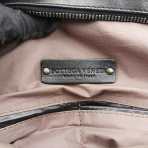 Pre-owned Bottega Veneta Intrecciato Black lambskin  shoulderbag | stylenewstar