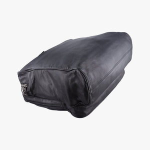 Pre-owned Bottega Veneta Intrecciato Black lambskin  shoulderbag | stylenewstar