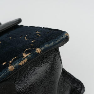 Pre-owned Gucci Dionysus Navy velour 499623 shoulderbag | stylenewstar