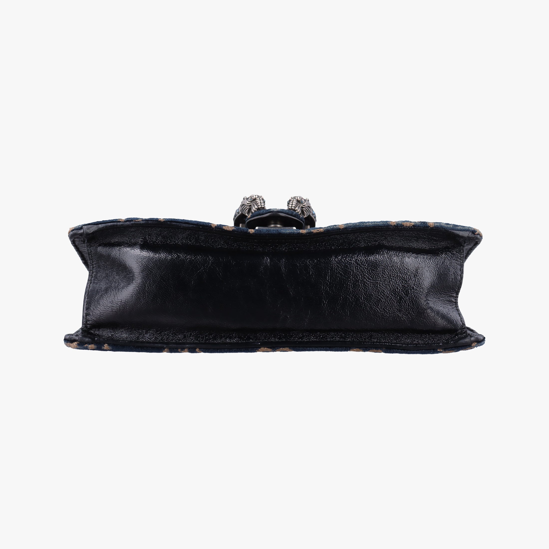 Pre-owned Gucci Dionysus Navy velour 499623 shoulderbag | stylenewstar