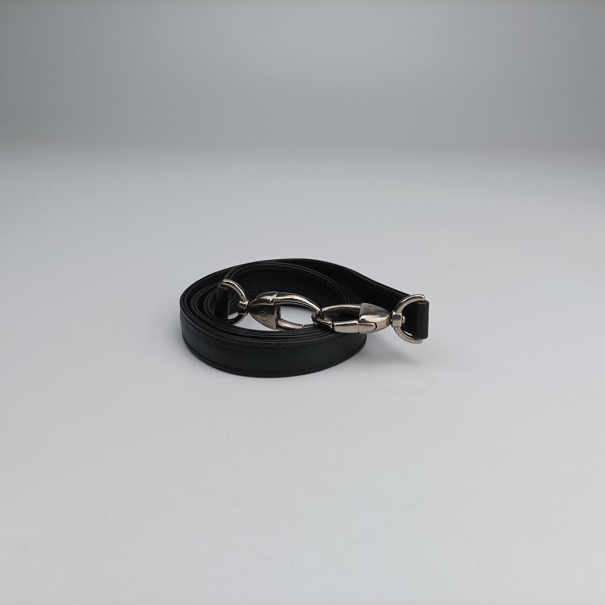 Pre-owned Christian Dior Lady Dior Black lambskin  shoulderbag | stylenewstar