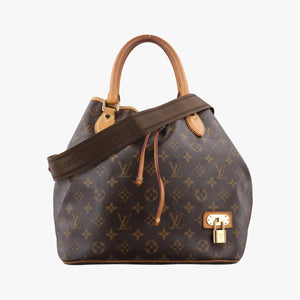Pre-owned Louis Vuitton Neo Brown×Beige Monogram Canvas M40372 shoulderbag | stylenewstar