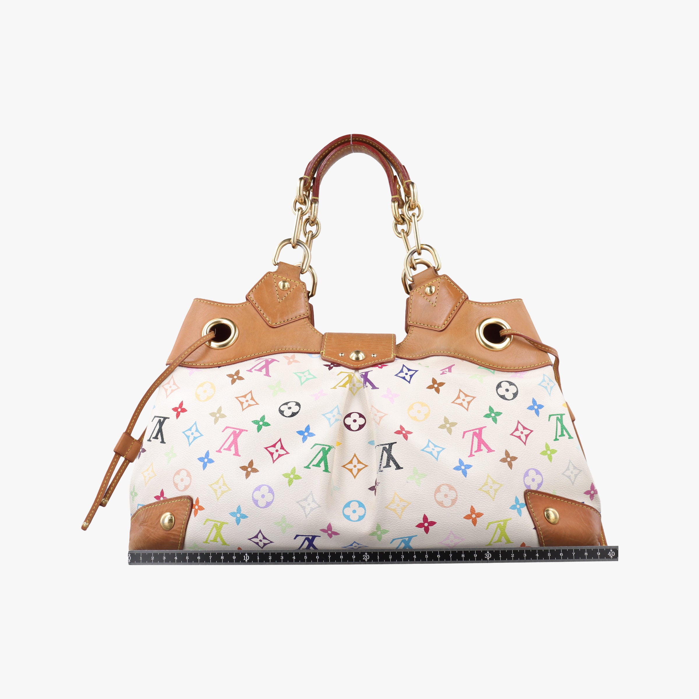 Vintage Louis Vuitton URSULA white Monogram Multicolor M40123 handbag | stylenewstar