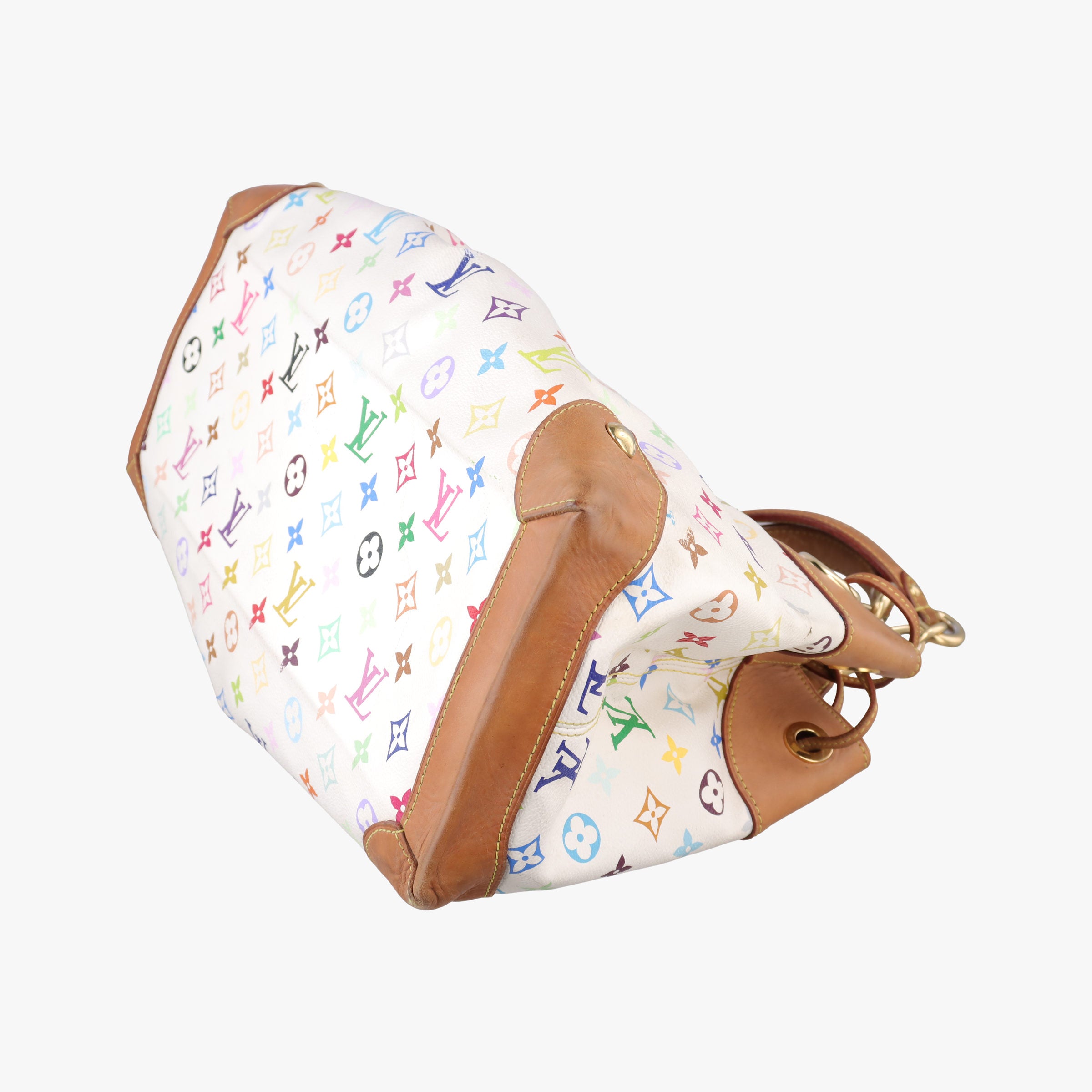Vintage Louis Vuitton URSULA white Monogram Multicolor M40123 handbag | stylenewstar