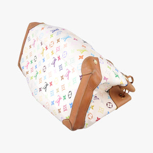 Vintage Louis Vuitton URSULA white Monogram Multicolor M40123 handbag | stylenewstar