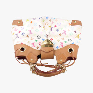 Vintage Louis Vuitton URSULA white Monogram Multicolor M40123 handbag | stylenewstar