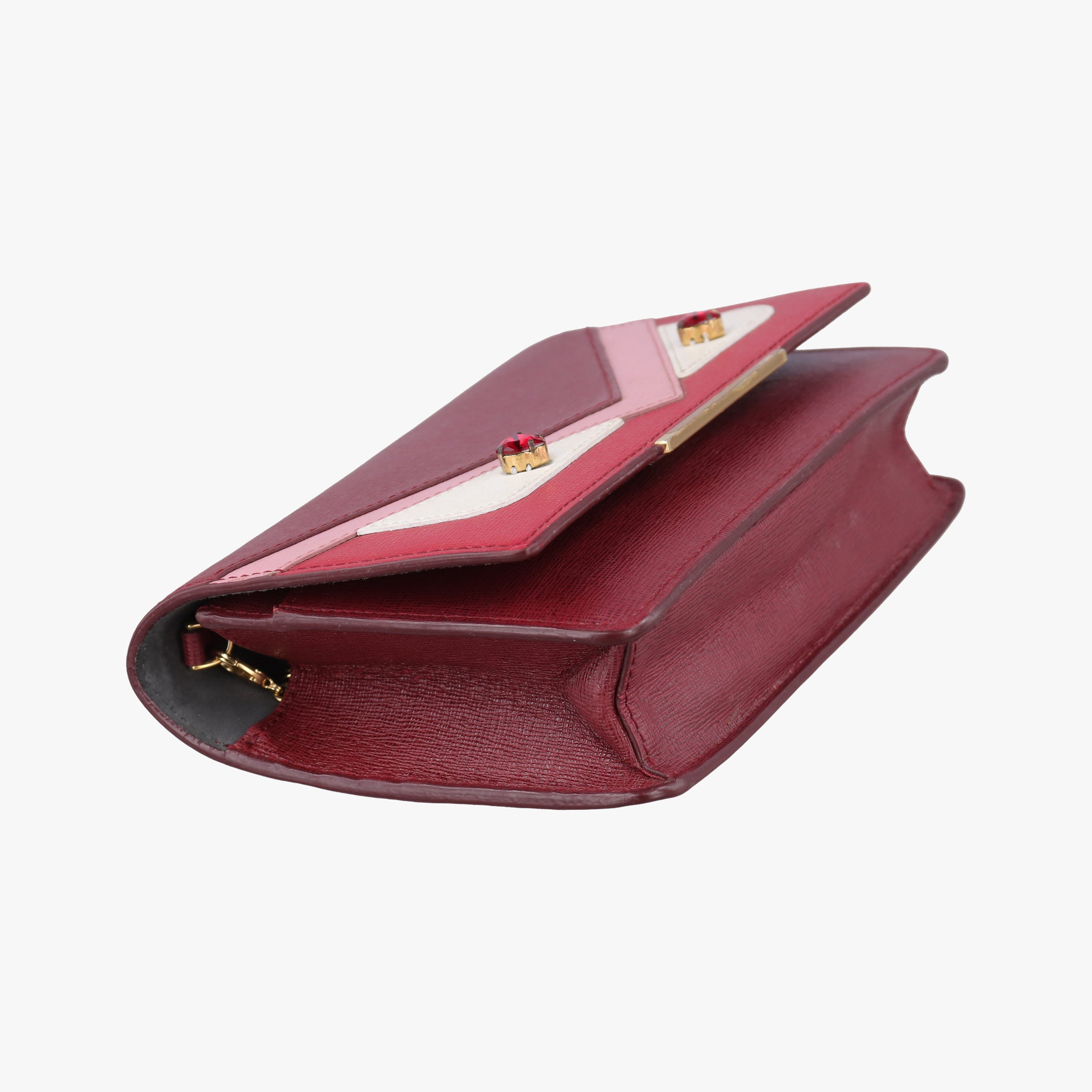 Pre-owned Fendi Monster Eyes Tube Multicolour Leather 8M0346 shoulderbag | stylenewstar