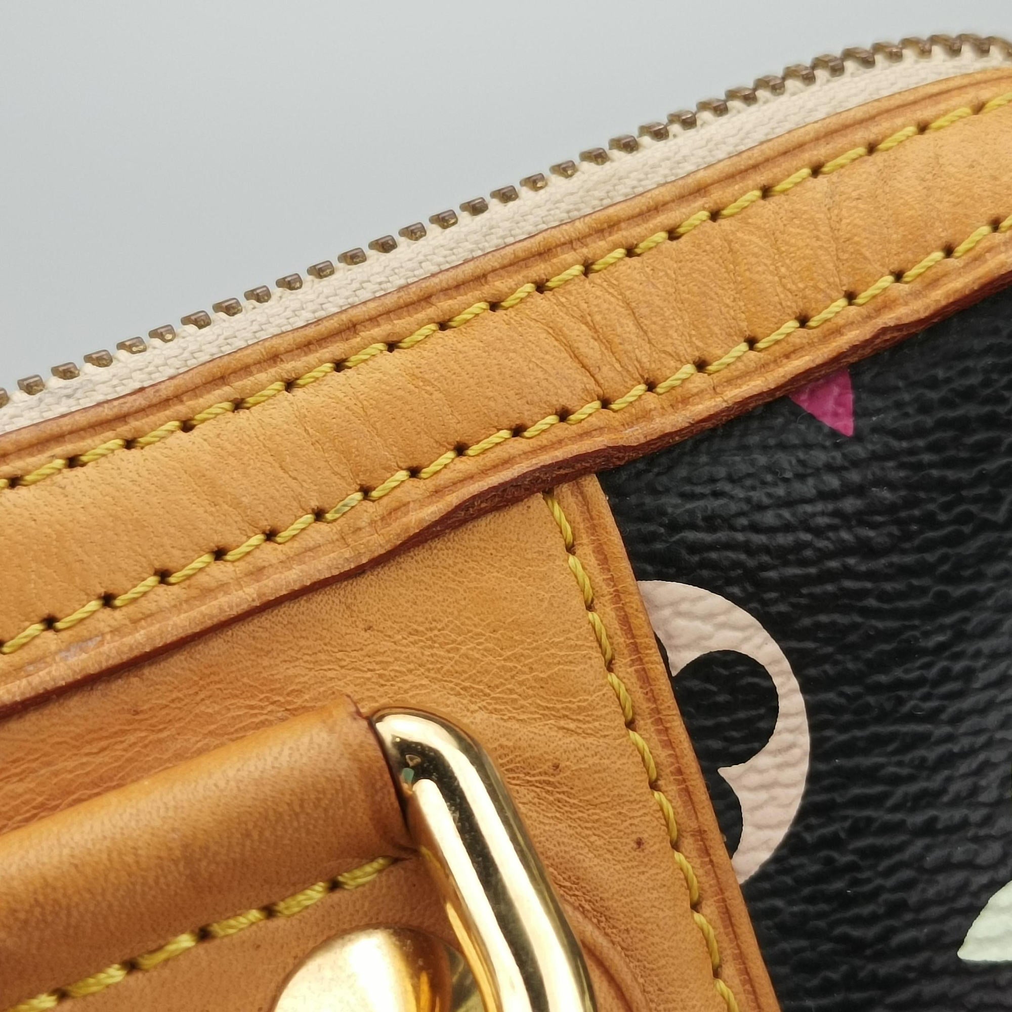 Pre-owned Louis Vuitton COURTNEY MM Noir Monogram Multicolor M45642 shoulderbag | stylenewstar