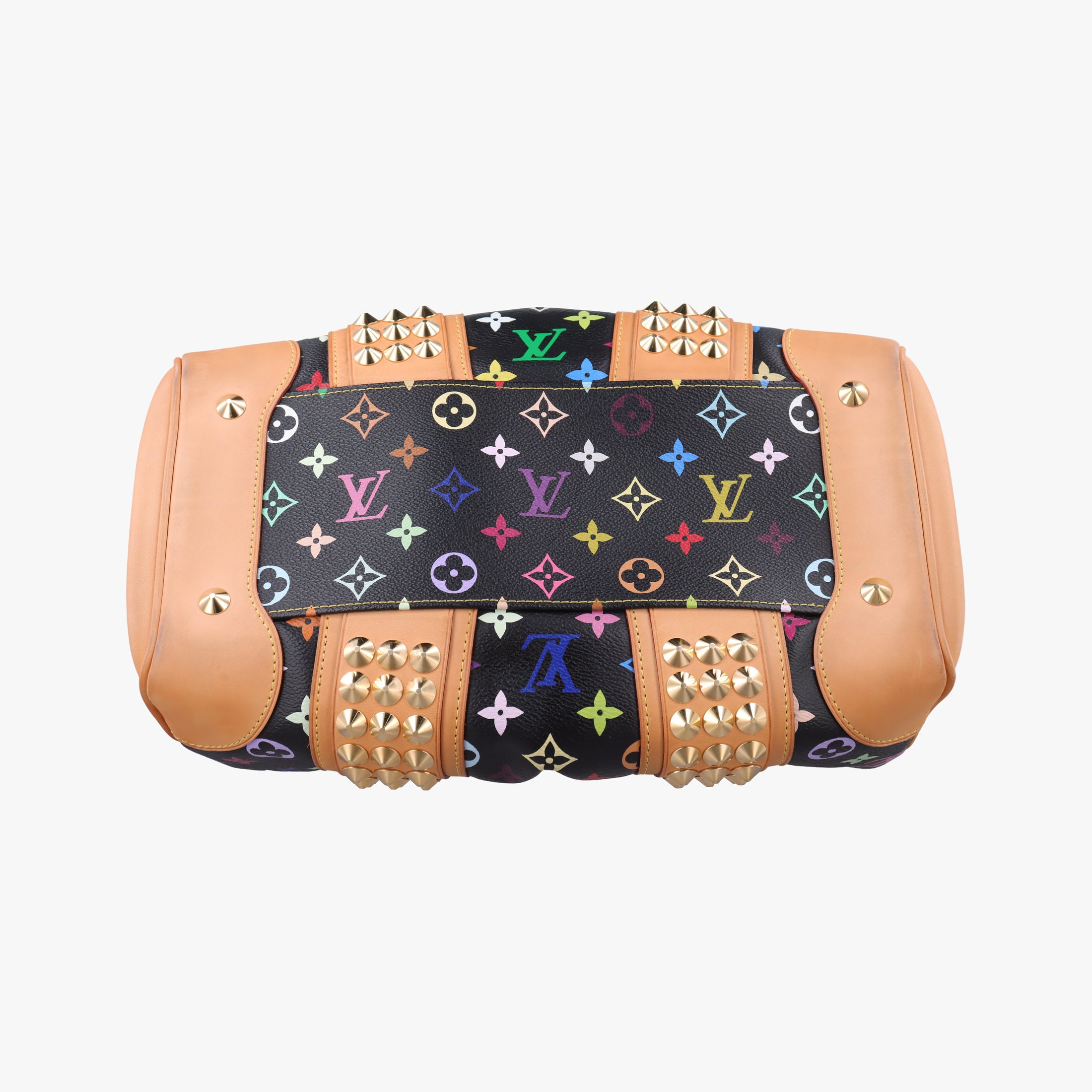 Pre-owned Louis Vuitton COURTNEY MM Noir Monogram Multicolor M45642 shoulderbag | stylenewstar