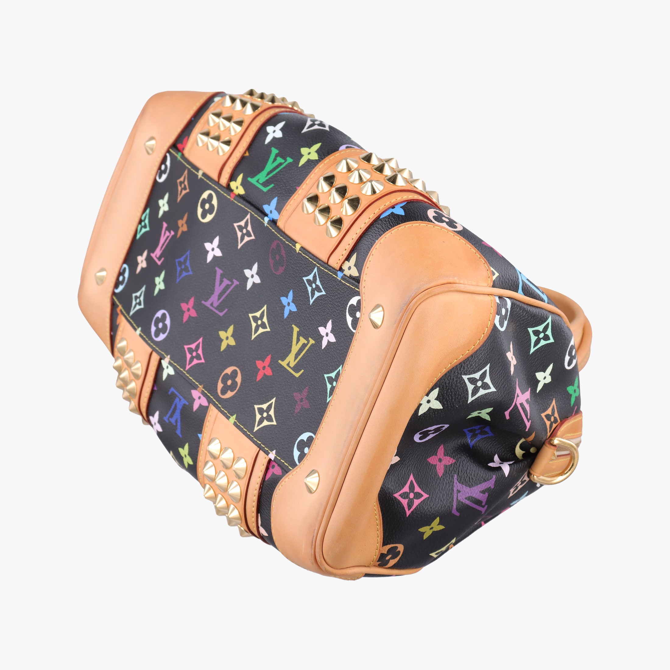 Pre-owned Louis Vuitton COURTNEY MM Noir Monogram Multicolor M45642 shoulderbag | stylenewstar