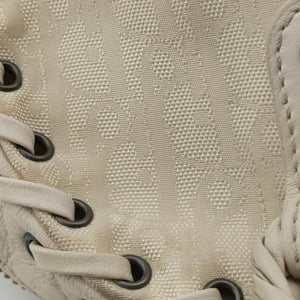 Vintage Christian Dior Dior Romantique Beige Oblique Canvas  shoulderbag | stylenewstar