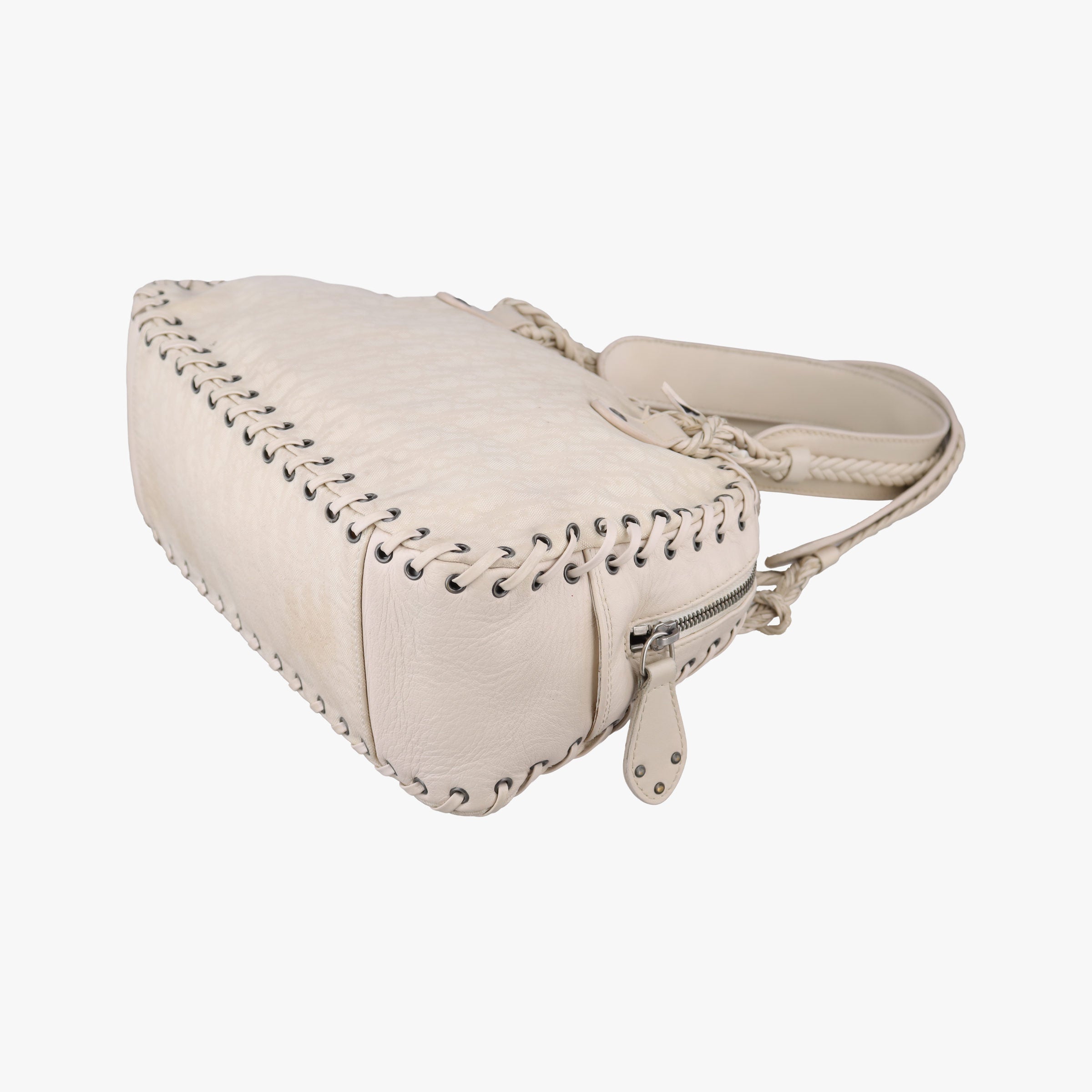 Vintage Christian Dior Dior Romantique Beige Oblique Canvas  shoulderbag | stylenewstar