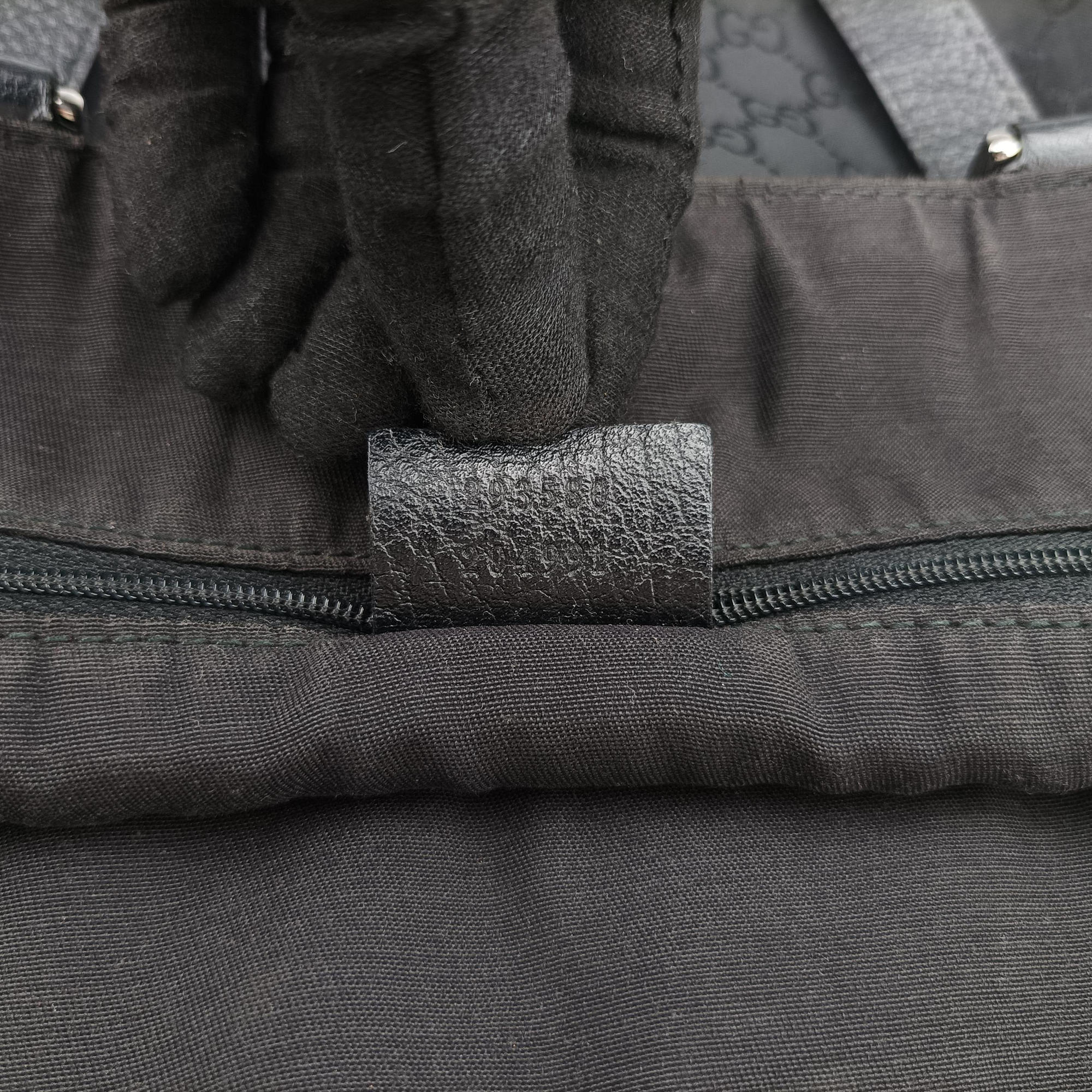 Secondhand Gucci Abbey Black Canvas × Leather 293580 handbag | stylenewstar