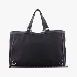 Secondhand Gucci Abbey Black Canvas × Leather 293580 handbag | stylenewstar
