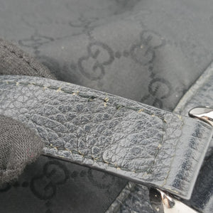 Secondhand Gucci Abbey Black Canvas × Leather 293580 handbag | stylenewstar
