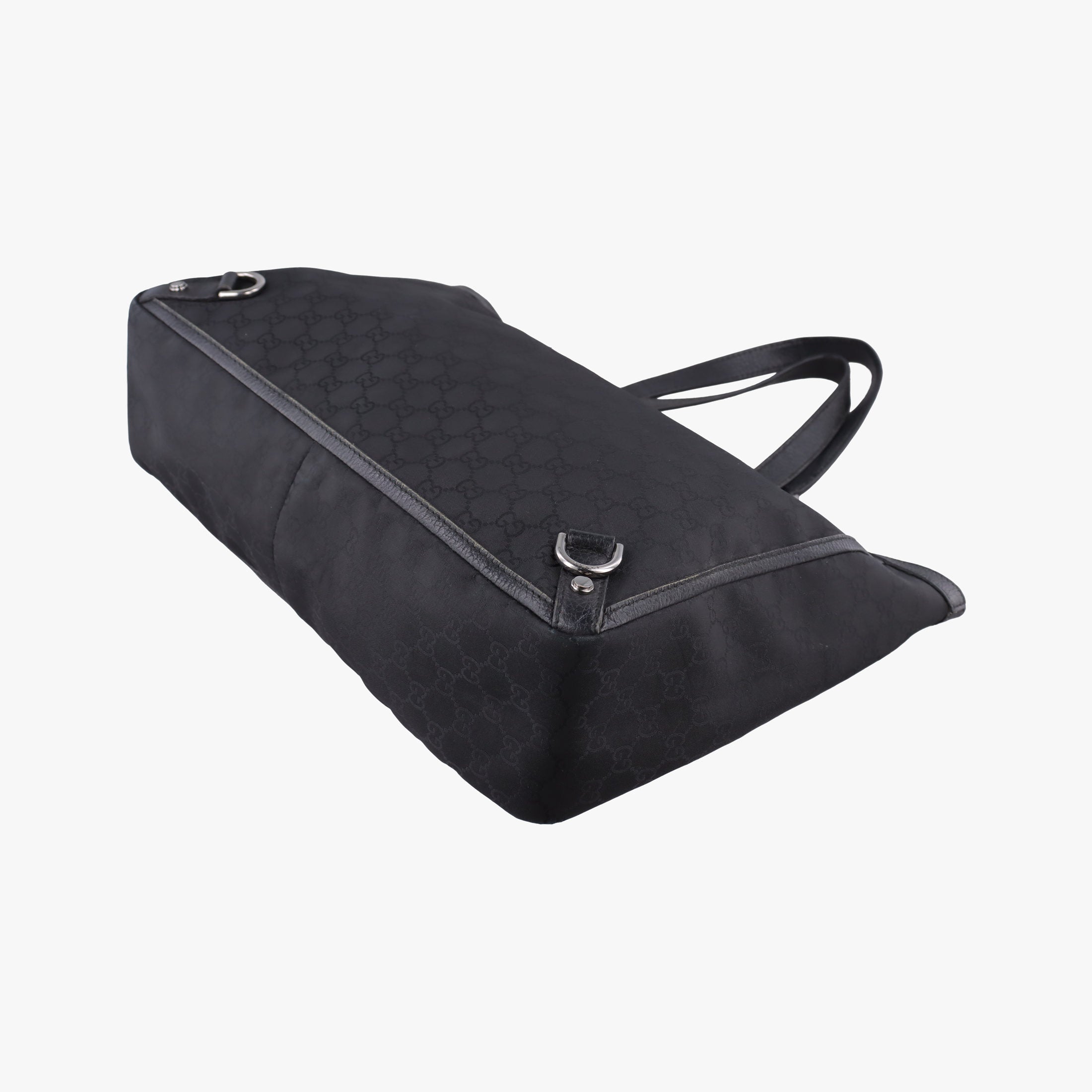 Secondhand Gucci Abbey Black Canvas × Leather 293580 handbag | stylenewstar
