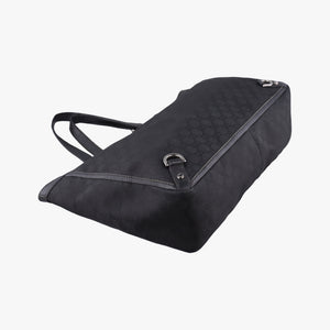 Secondhand Gucci Abbey Black Canvas × Leather 293580 handbag | stylenewstar