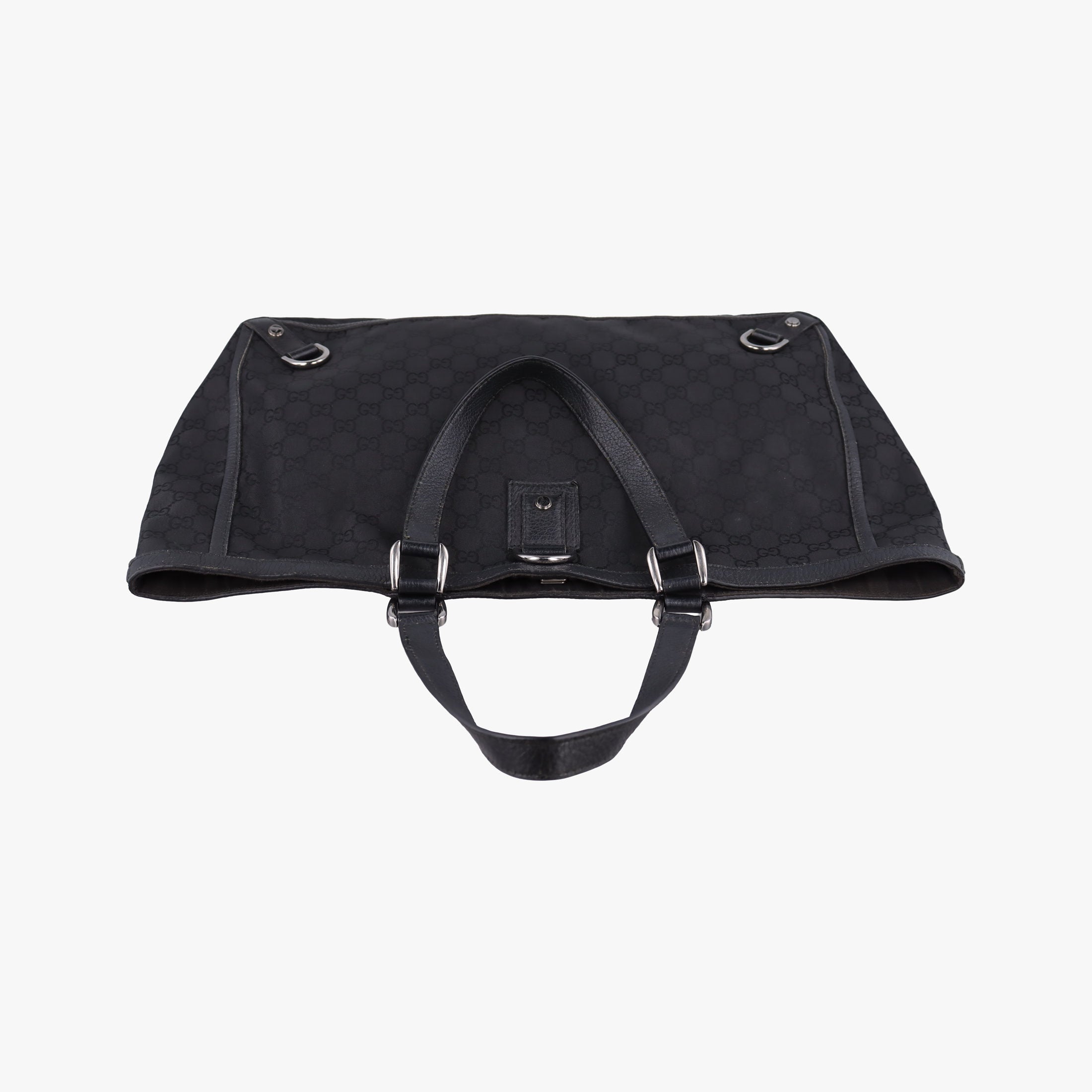 Secondhand Gucci Abbey Black Canvas × Leather 293580 handbag | stylenewstar