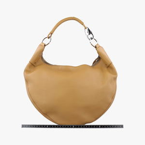 Pre-owned Gucci Hobo Brown leather 95726 handbag | stylenewstar
