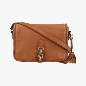 Pre-owned Gucci Marrakech Messenger Brown leather 257024 shoulderbag | stylenewstar
