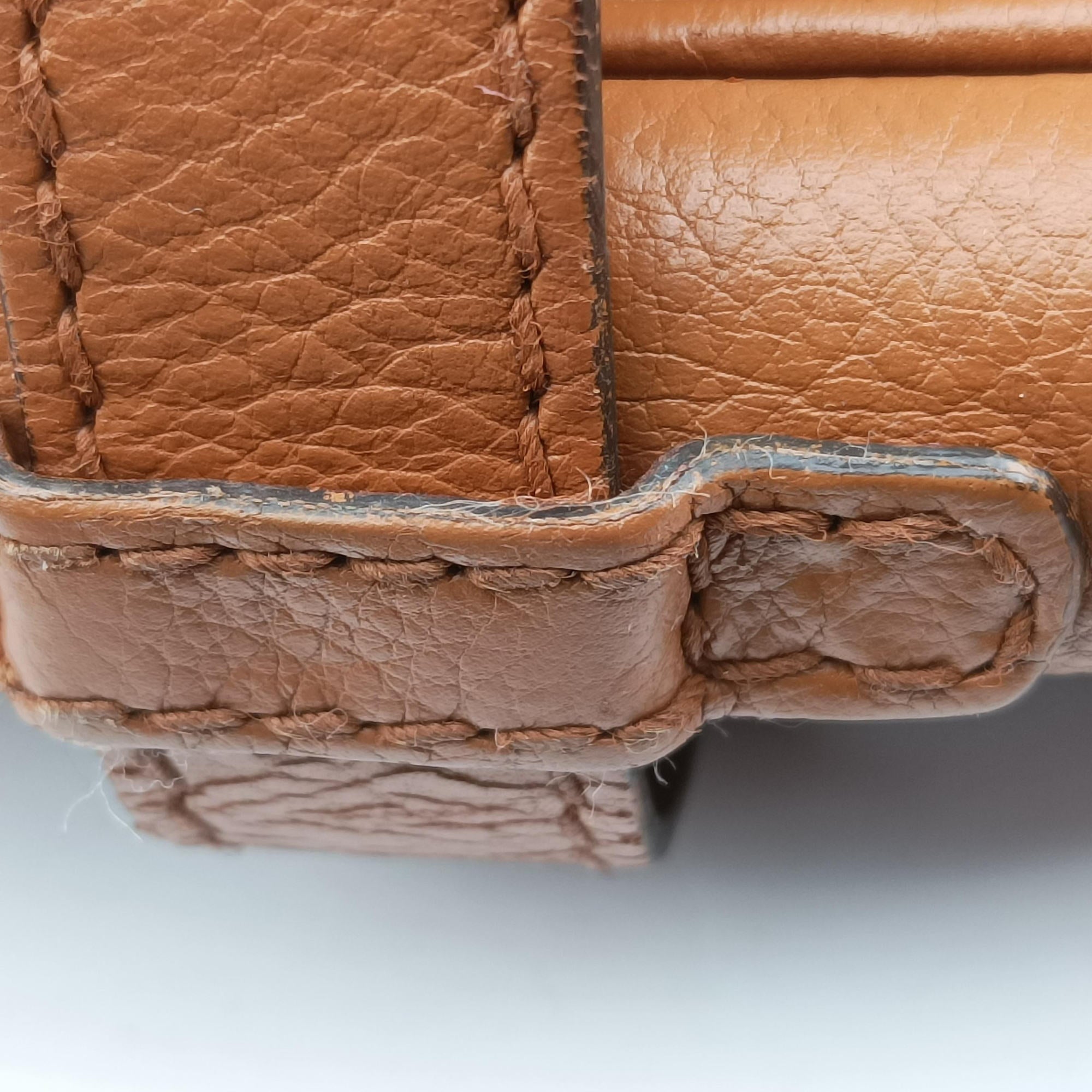 Pre-owned Gucci Marrakech Messenger Brown leather 257024 shoulderbag | stylenewstar