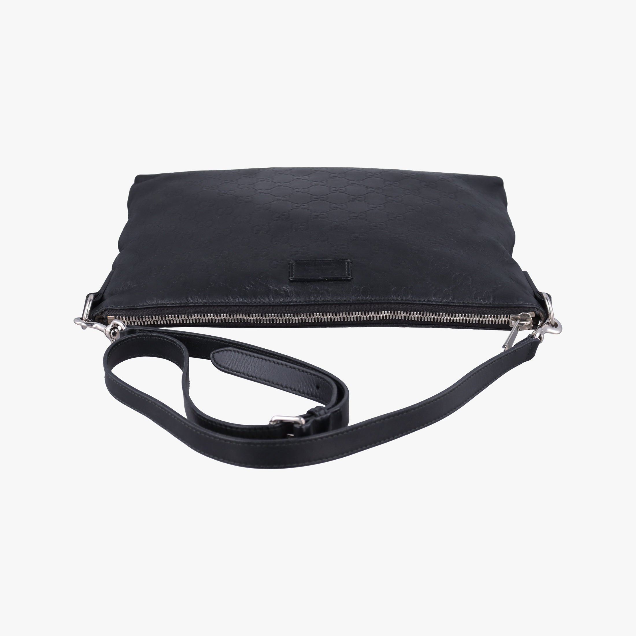 Secondhand Gucci GG Imprime messenger Black Leather 473882 shoulderbag | stylenewstar