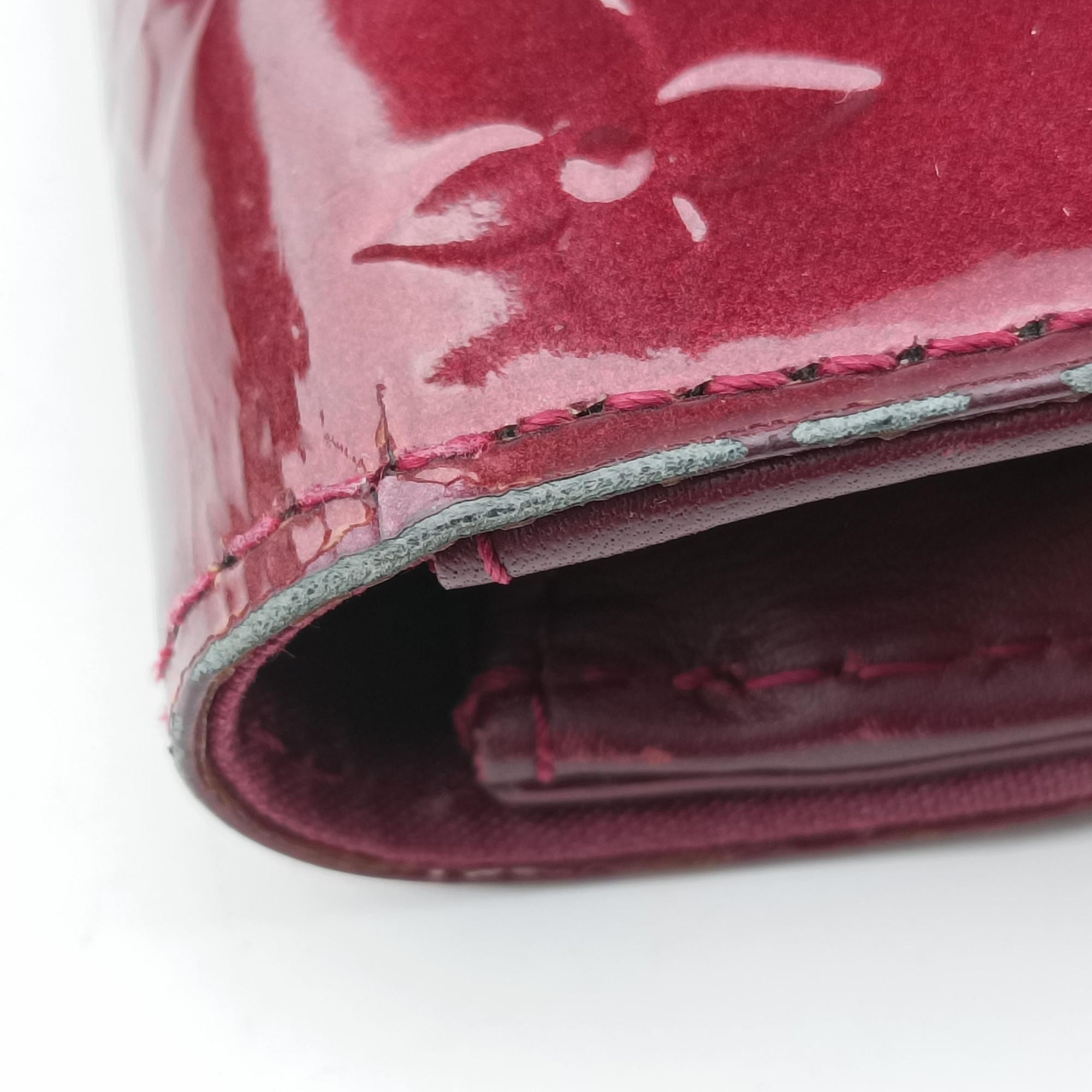 Pre-owned Louis Vuitton Sunset Boulevard Monogram Rouge Fauvist Vernis M91679 handbag | stylenewstar