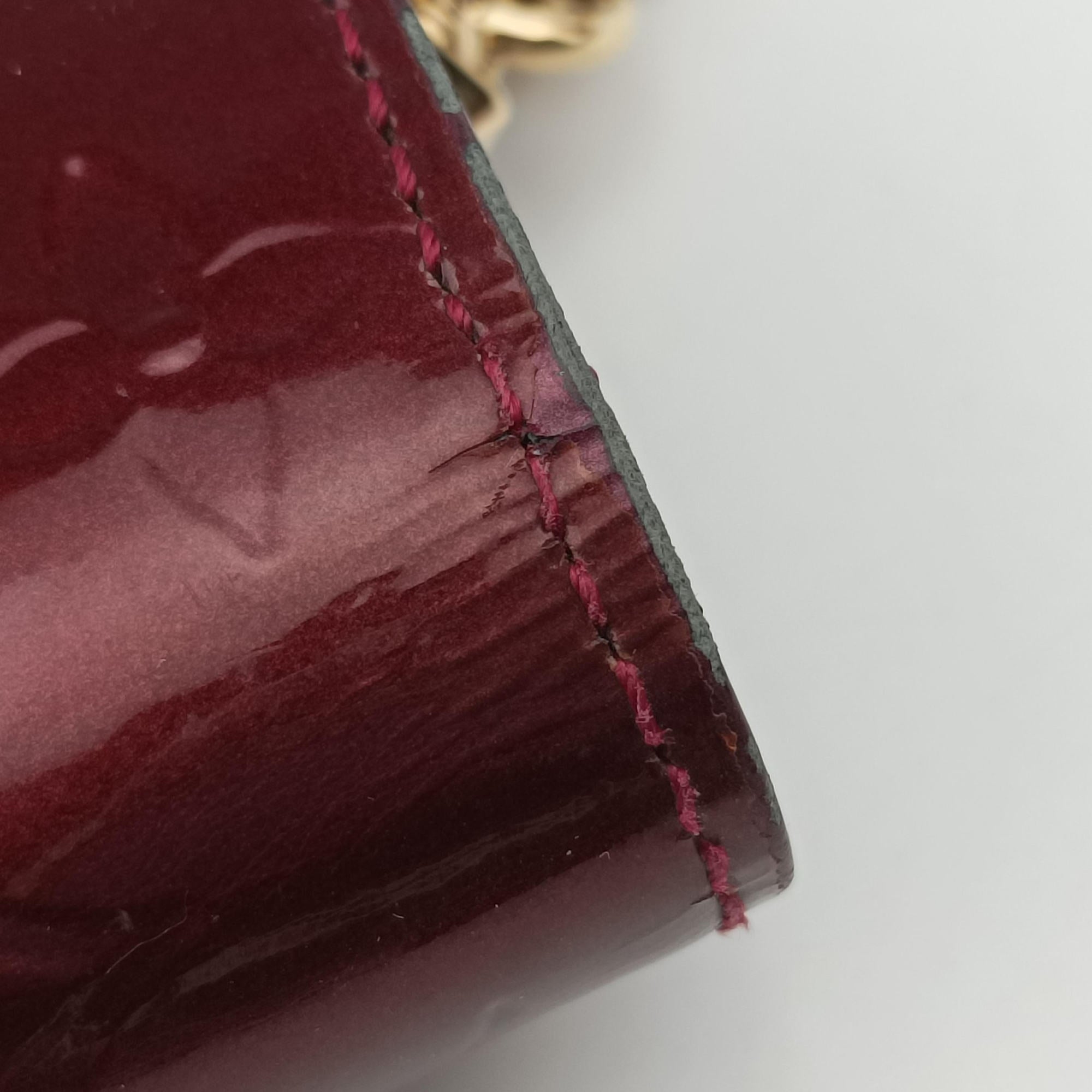 Pre-owned Louis Vuitton Sunset Boulevard Monogram Rouge Fauvist Vernis M91679 handbag | stylenewstar