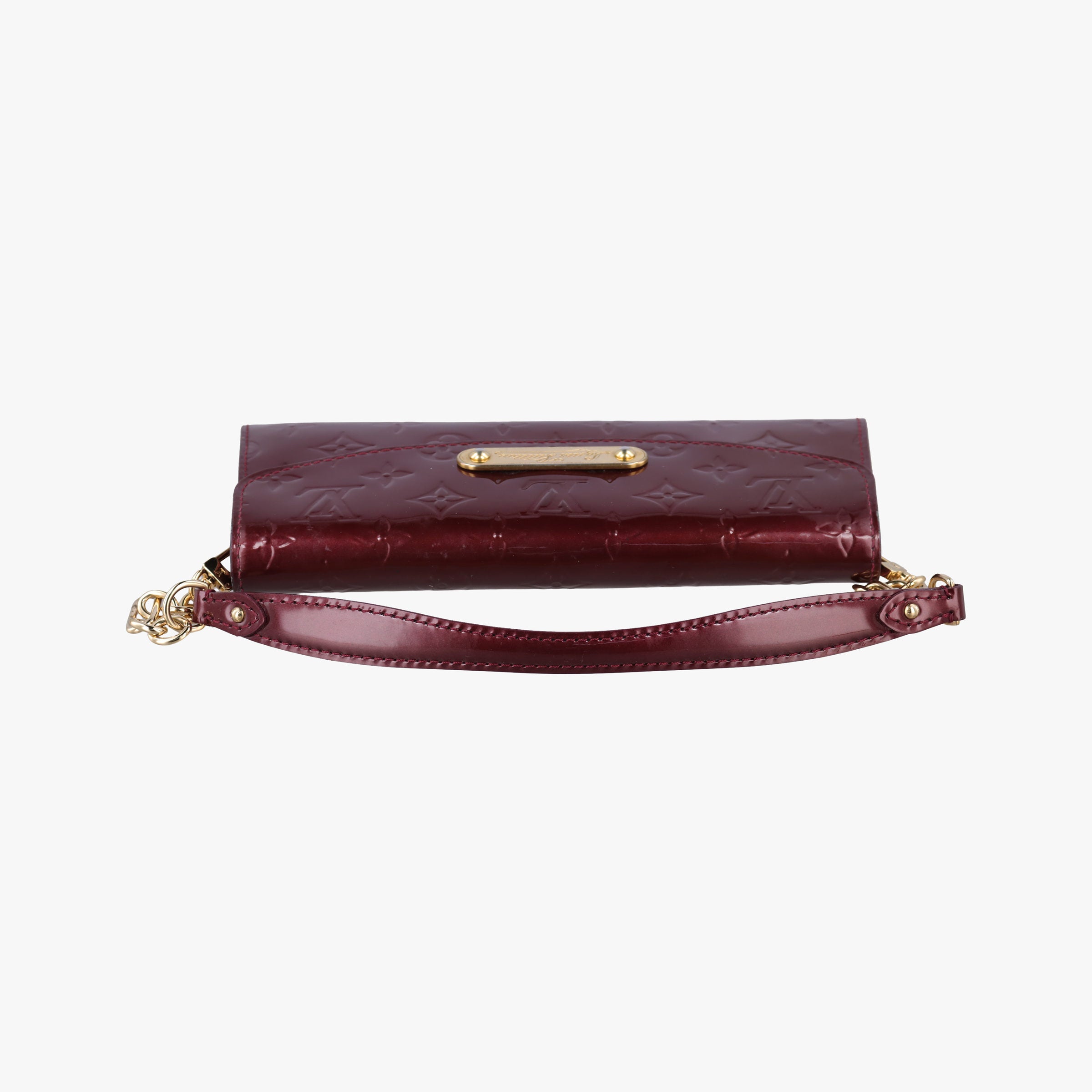 Pre-owned Louis Vuitton Sunset Boulevard Monogram Rouge Fauvist Vernis M91679 handbag | stylenewstar