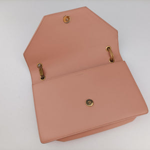 Pre-owned Yves Saint Laurent BETTY Pink Leather 314515 shoulderbag | stylenewstar
