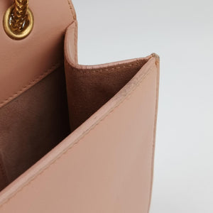 Pre-owned Yves Saint Laurent BETTY Pink Leather 314515 shoulderbag | stylenewstar